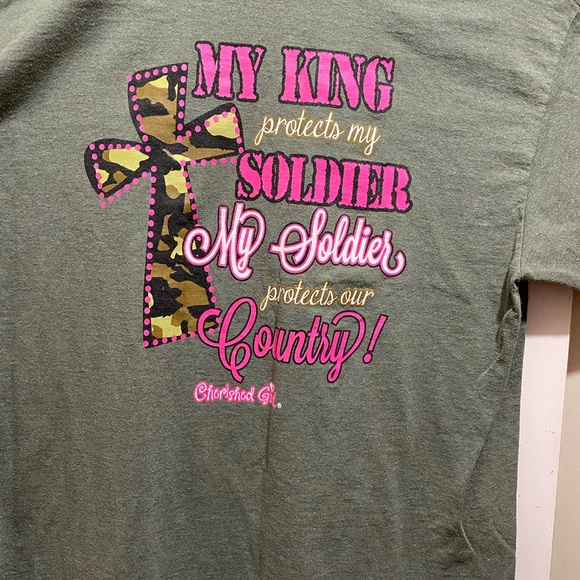 cute olive green t-shirt - Picture 6 of 6